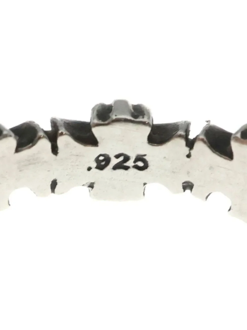 Chrome Hearts Cross Band Ring Silver
